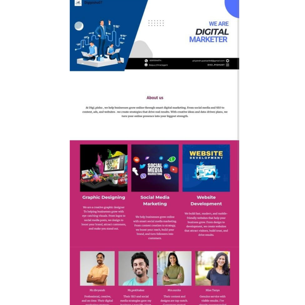 Modern & Responsive Website Development” Smart Web Solutions for Growing Brands.